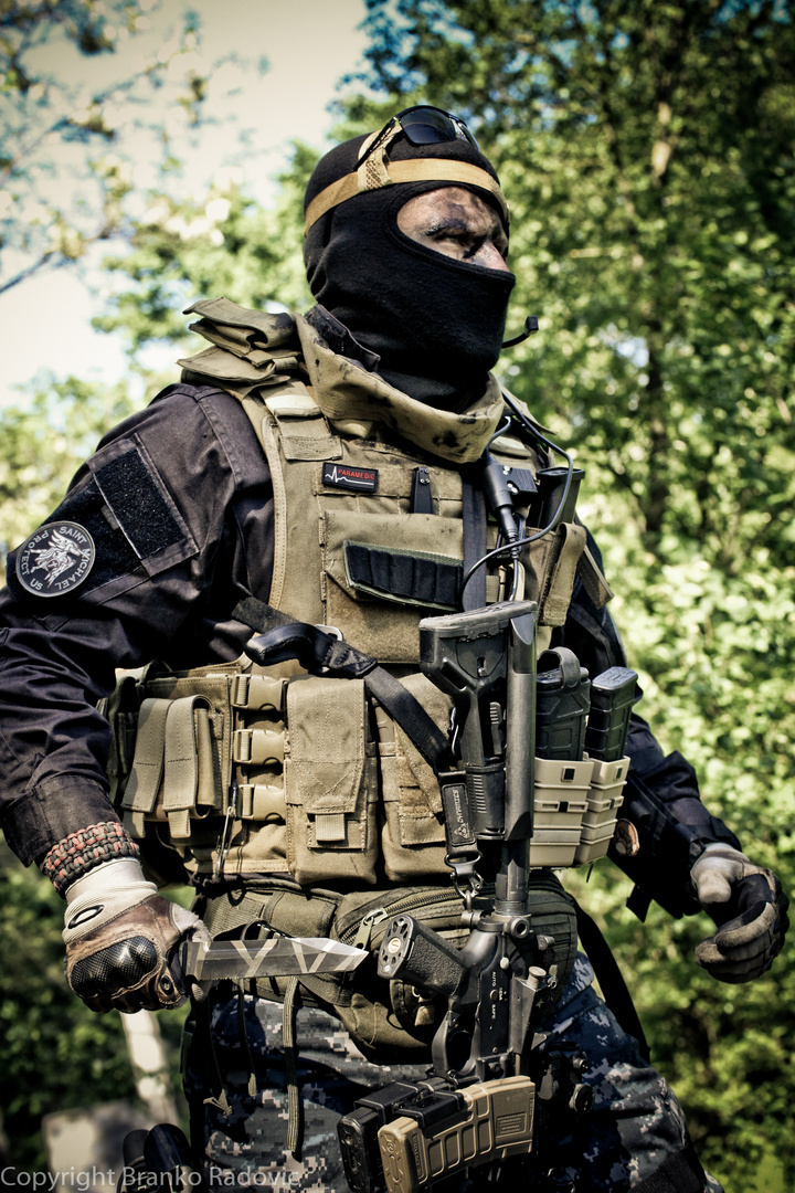 PMC Reenactor aus dem Team CTS