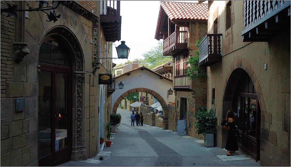 .Poble Espanyol . Spanish Village . Spanisches Dorf .