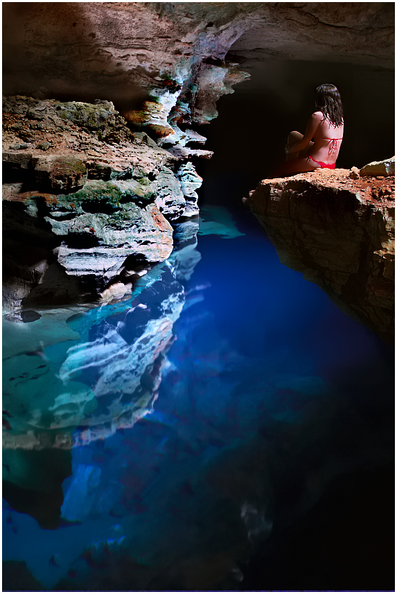 Poco Azul, Chapada Diamantina Foto &