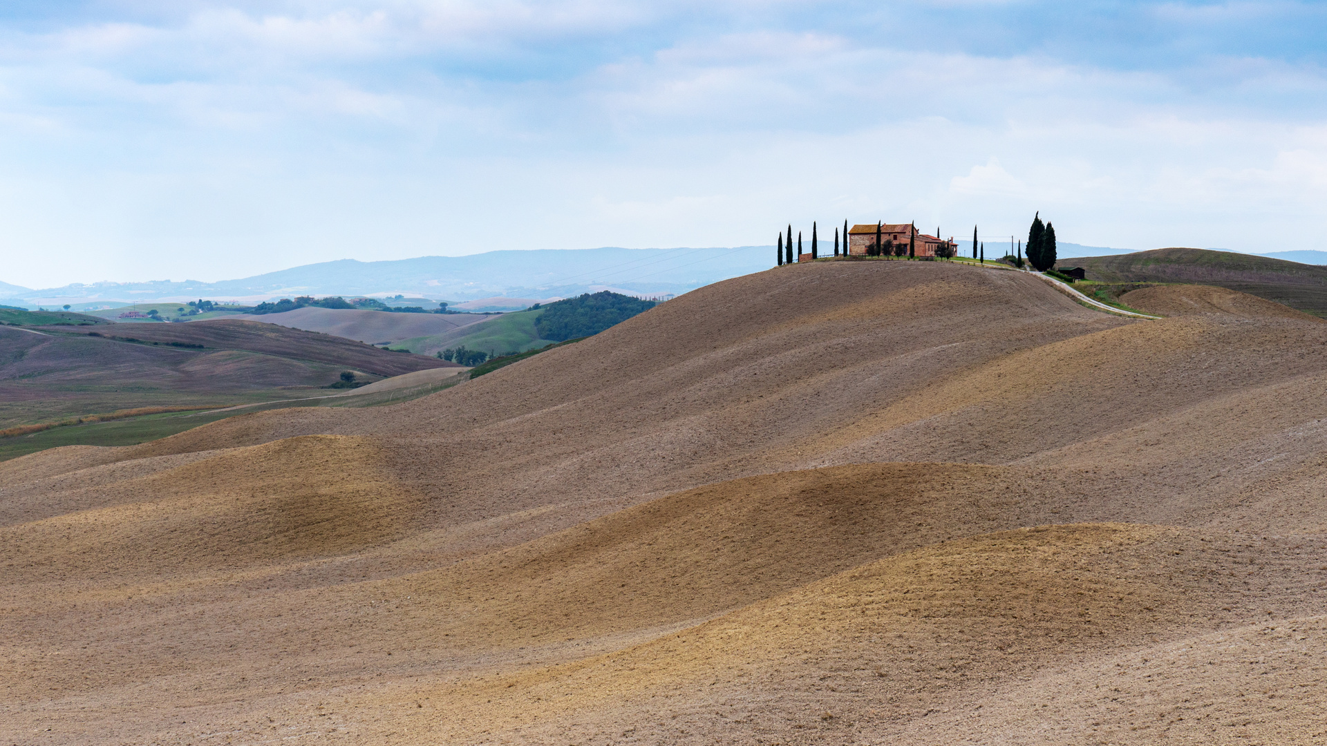 Podere in der Crete Senesi.