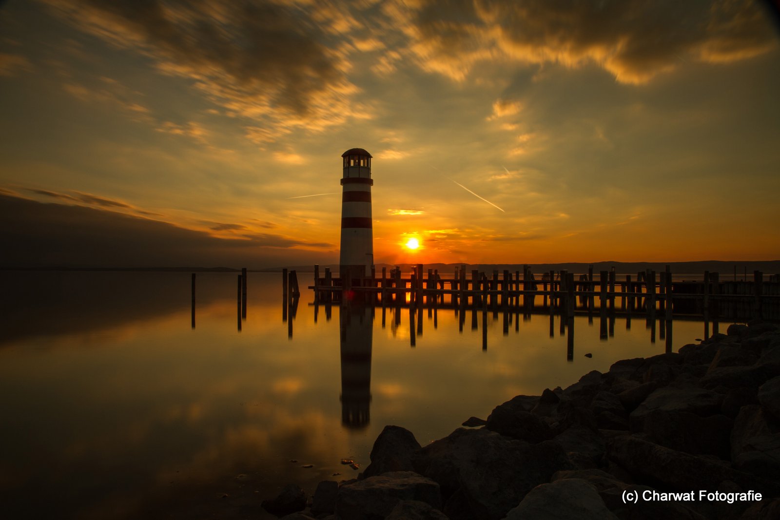 Podersdorf am Abend