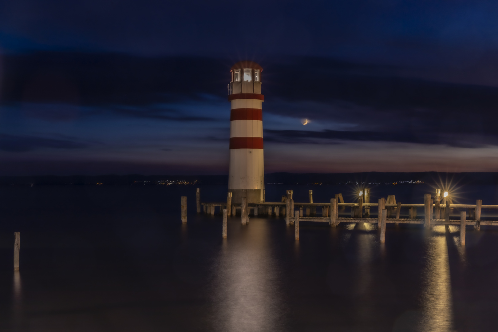 Podersdorf Neusiedlersee by Night