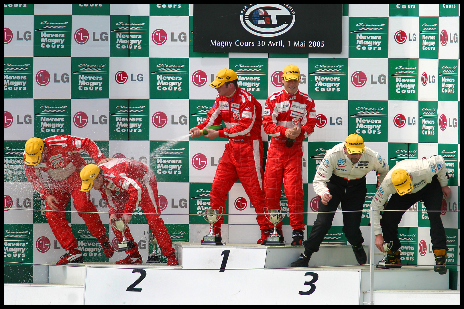 Podium WTCC Magny-Cours