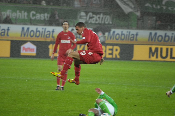 Podolski kann fliegen