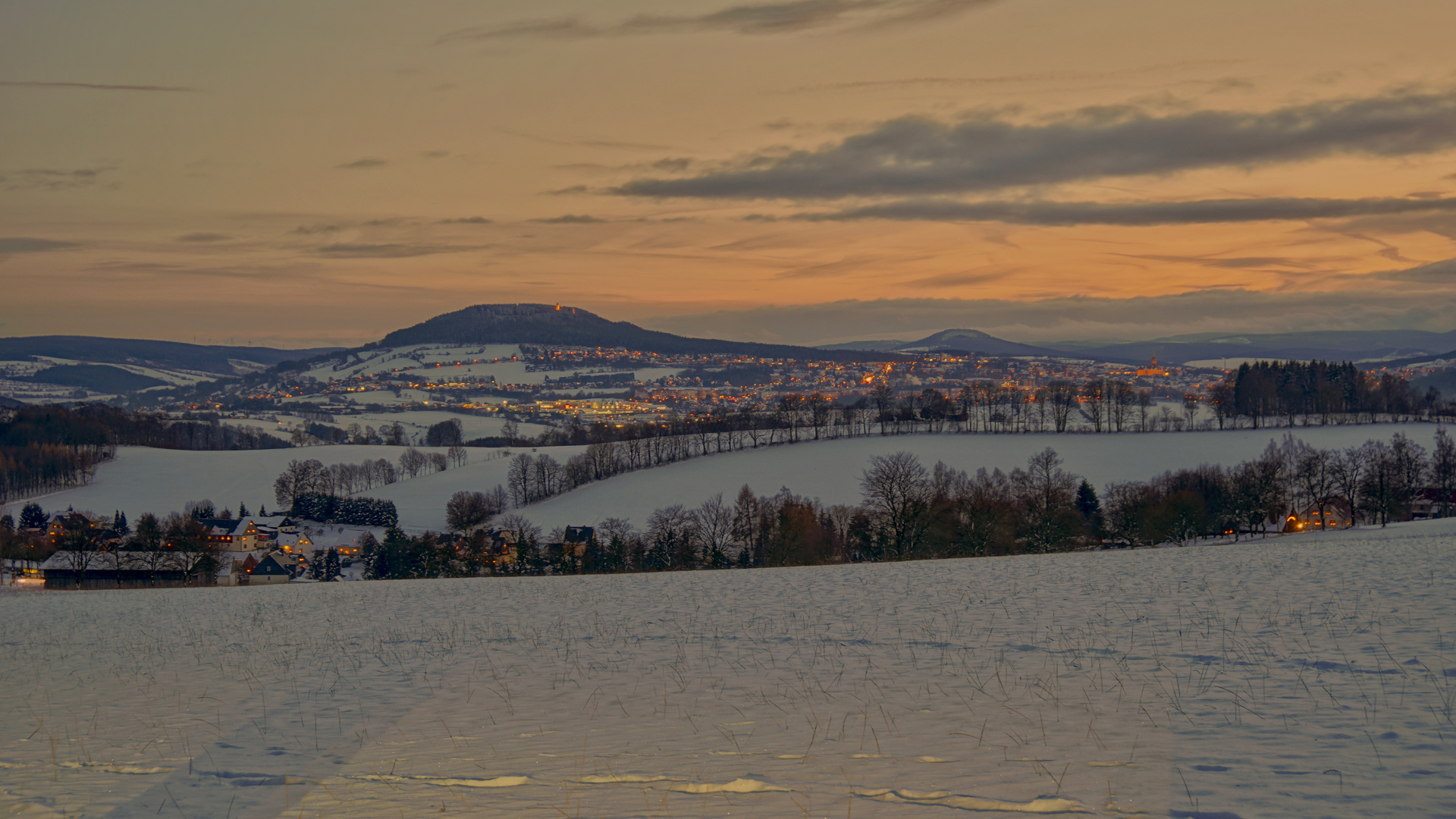 Pöhlberg im Winter