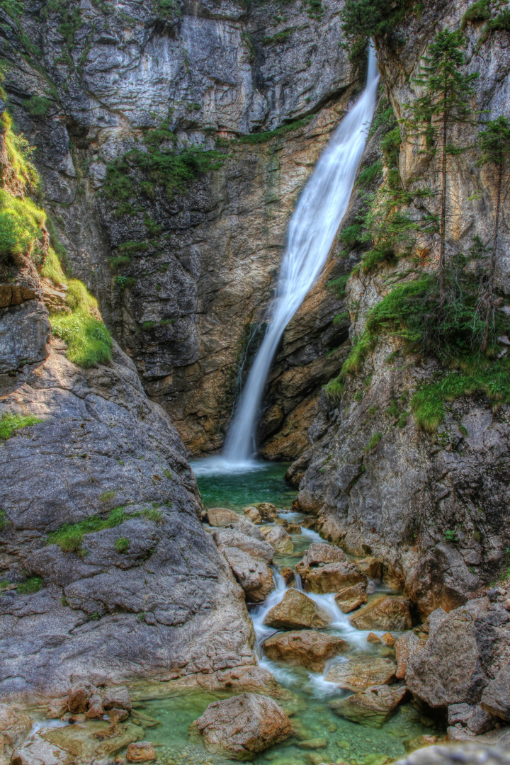 Pöllat Wasserfall bei Neuschwanstein