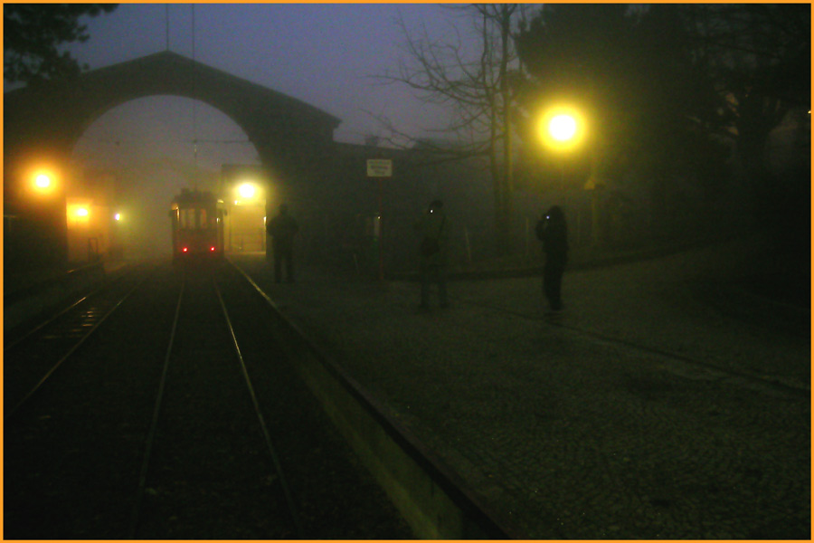 Pöstlingsbahn am Abend