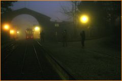 Pöstlingsbahn am Abend