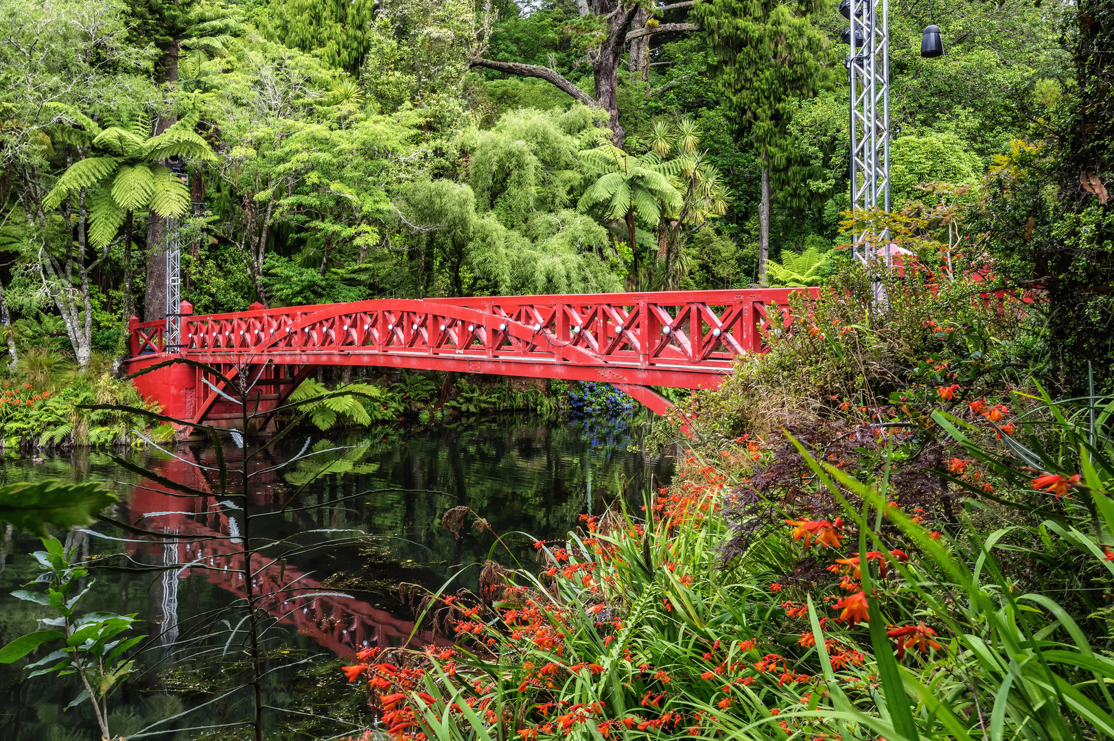 Poet´s Bridge im Pukekura Park, New Plymouth, Neuseeland