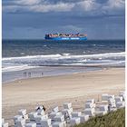 Pötte schauen auf Wangerooge - COSCO SHIPPING GALAXY