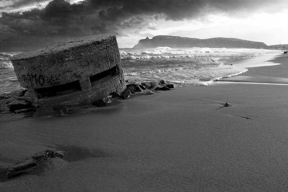 Poetto: la forza del mare.