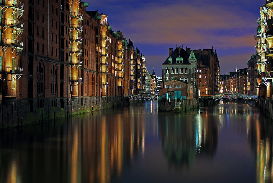 Poggenmühle in Hamburg als HDR