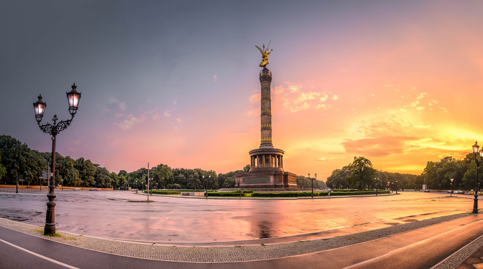 Point Großer Stern Sun-Panorama