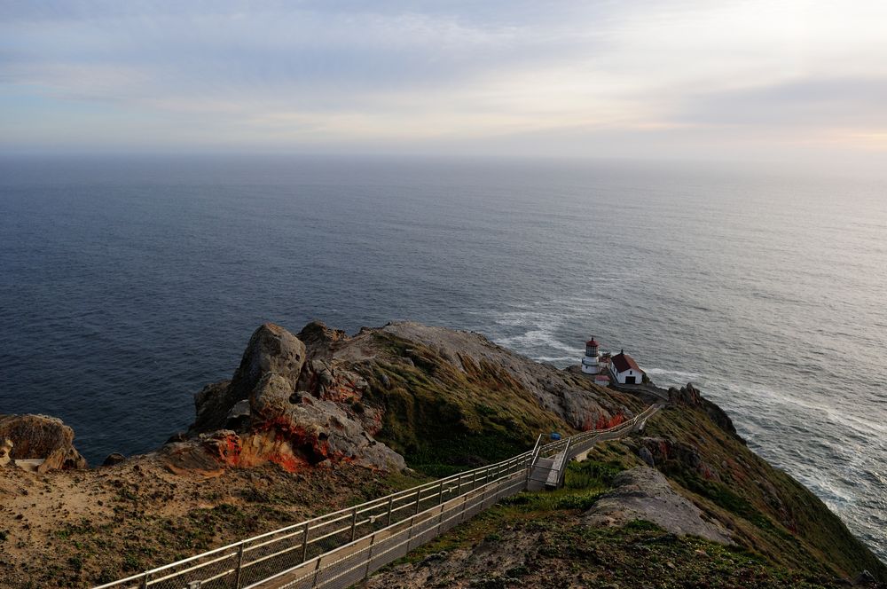 Point Reyes - Le Phare au coucher de soleil