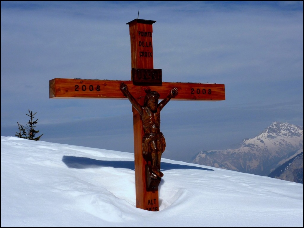 POINTE de la CROIX ( au-dessus d'Abondance 74 )