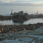 Pointe de Pern (île d' Ouessant) au couchant.