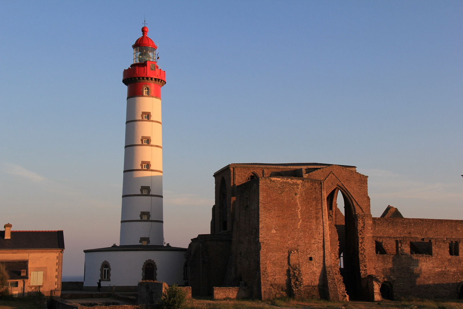 Pointe de St. Mathieu in der Abendsonne