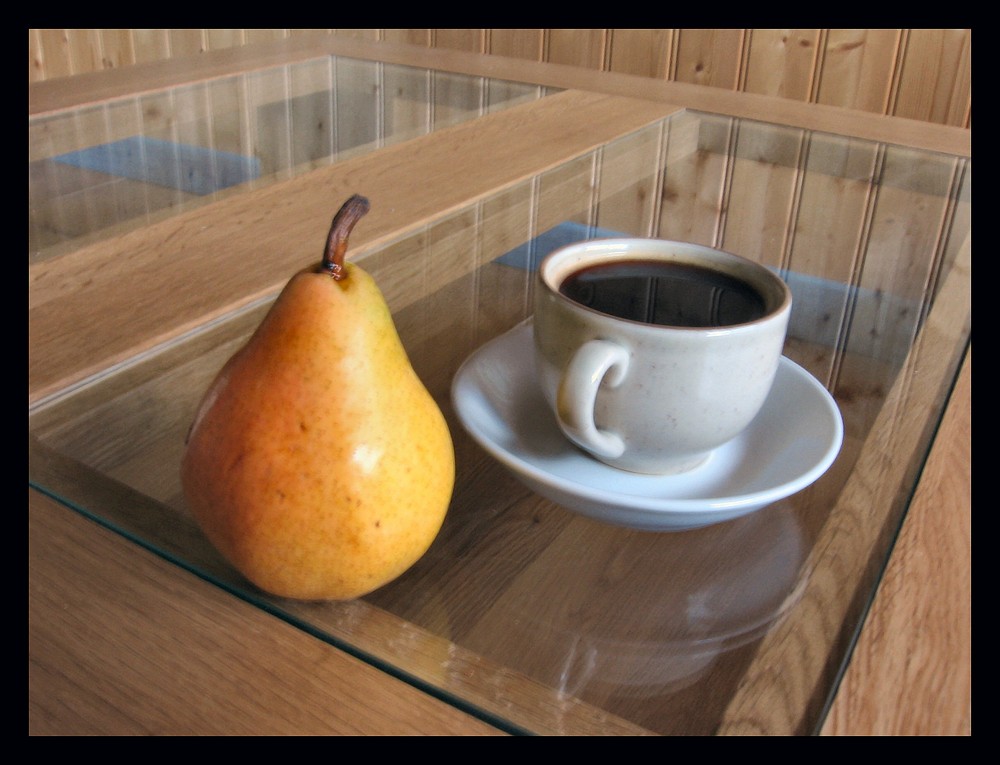 Poire et café