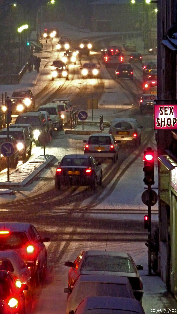 Poitiers sous la neige