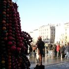 Poland, Krakow - Street entertainer