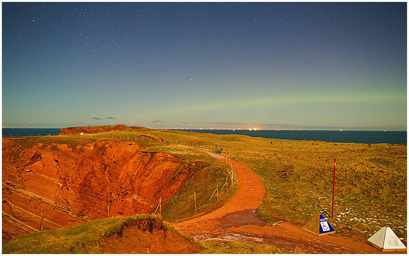 Polarbogen über Helgoland