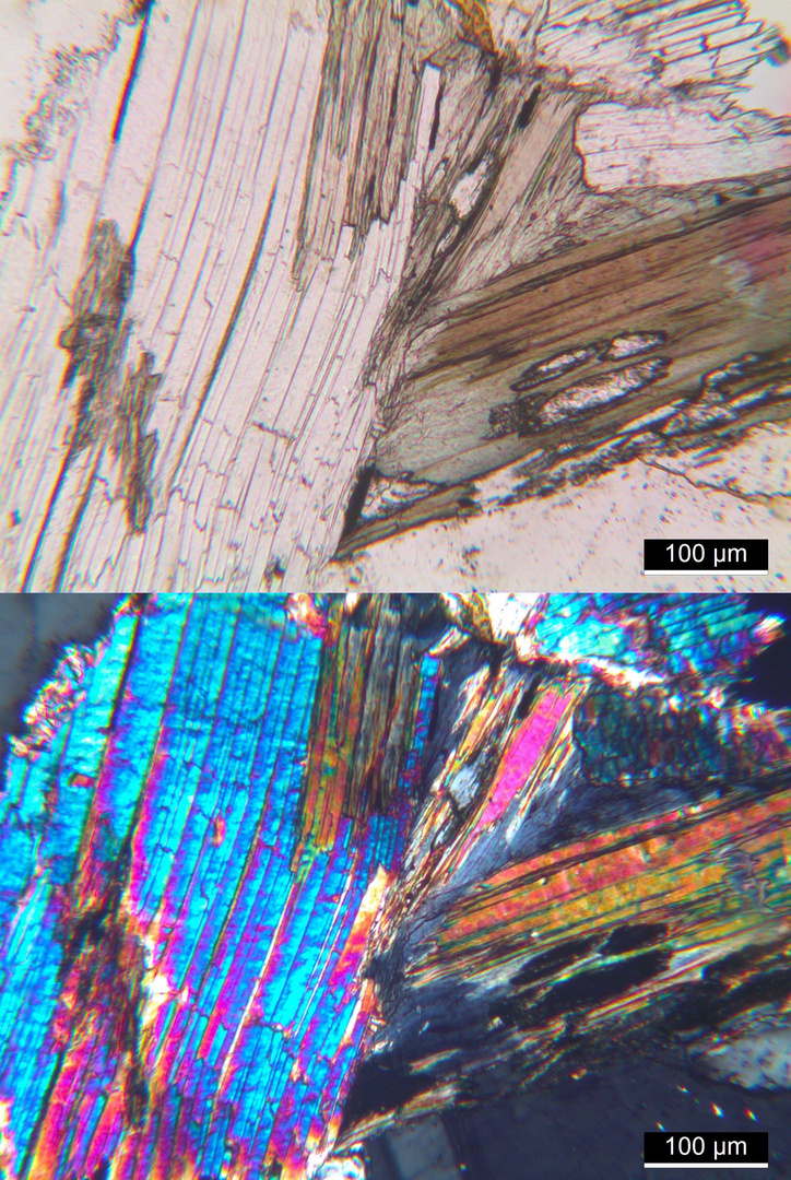 Polarisationsmikroskopie: Alkaligranit aus dem Erzgebirge