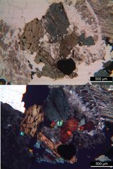 Polarisationsmikroskopie: Alkaligranit aus Süd-Norwegen