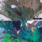 Polarisationsmikroskopie: Elaeolithsyenit von der Kola-Halbinsel