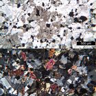 Polarisationsmikroskopie: Gabbroporphyrit aus dem Odenwald