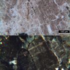 Polarisationsmikroskopie: Syenitporphyr aus dem Odenwald