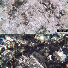 Polarisationsmikroskopie: Syenitporphyr aus den Vogesen