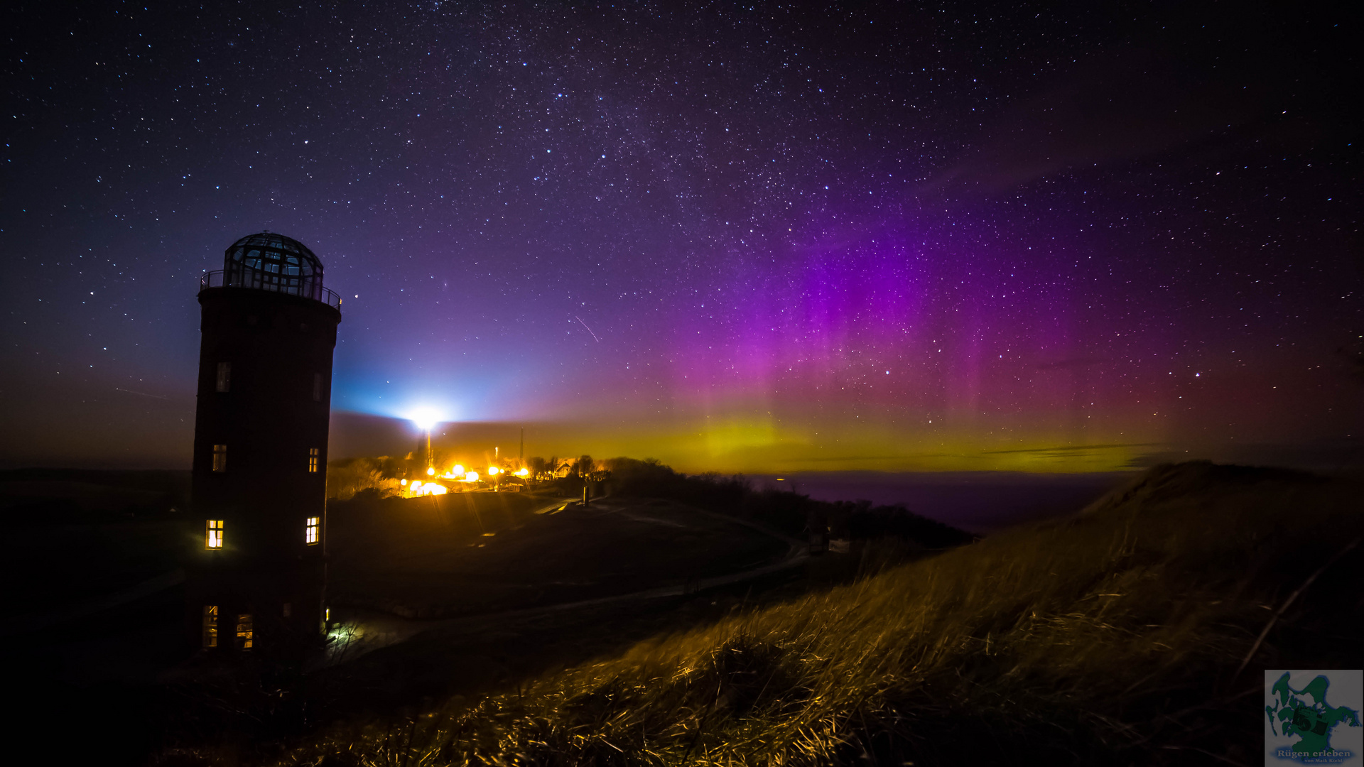 Polarlicht am Kap Arkona