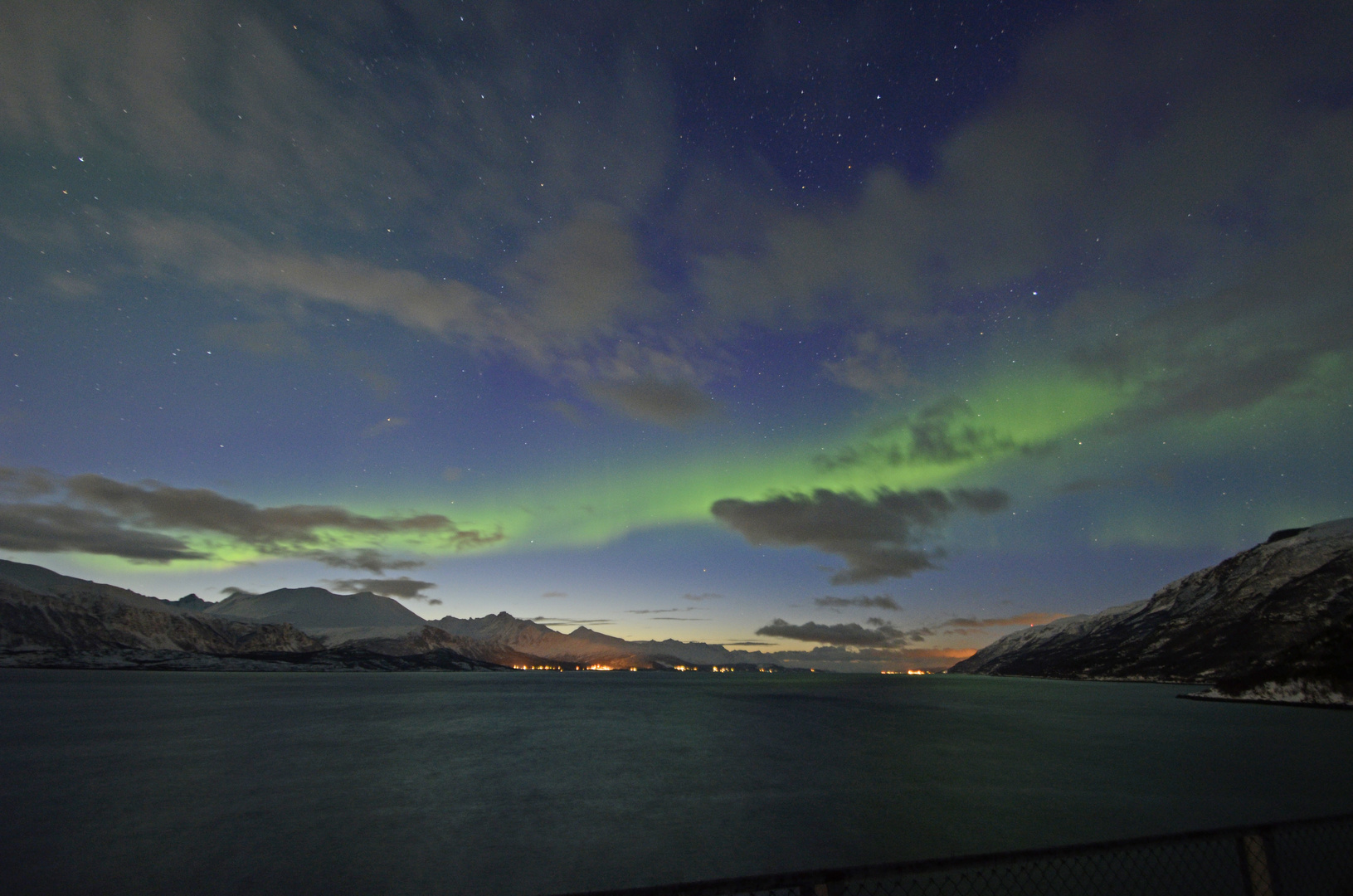 Polarlicht am Lyngenfjord (Norwegen)