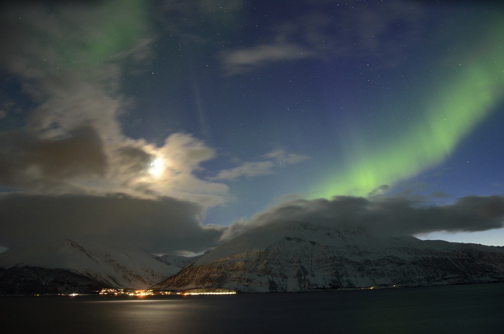 Polarlicht am Lyngenfjord (Norwegen)