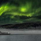 Polarlicht auf dem Weg zum Nordkap ...
