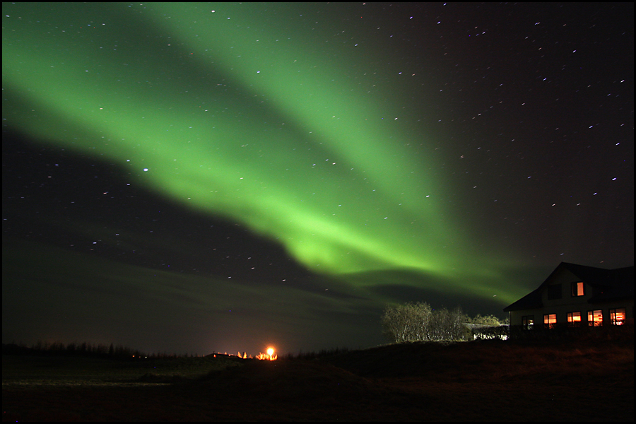 Polarlicht bei Egilsstaðir