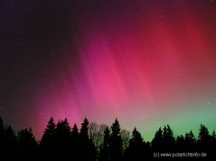 Polarlicht bei Kochel / Bayern