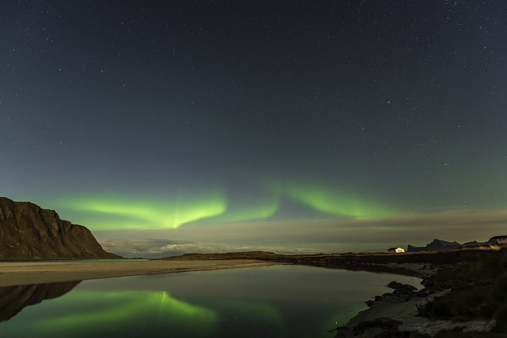 Polarlicht bei Sandbotnen