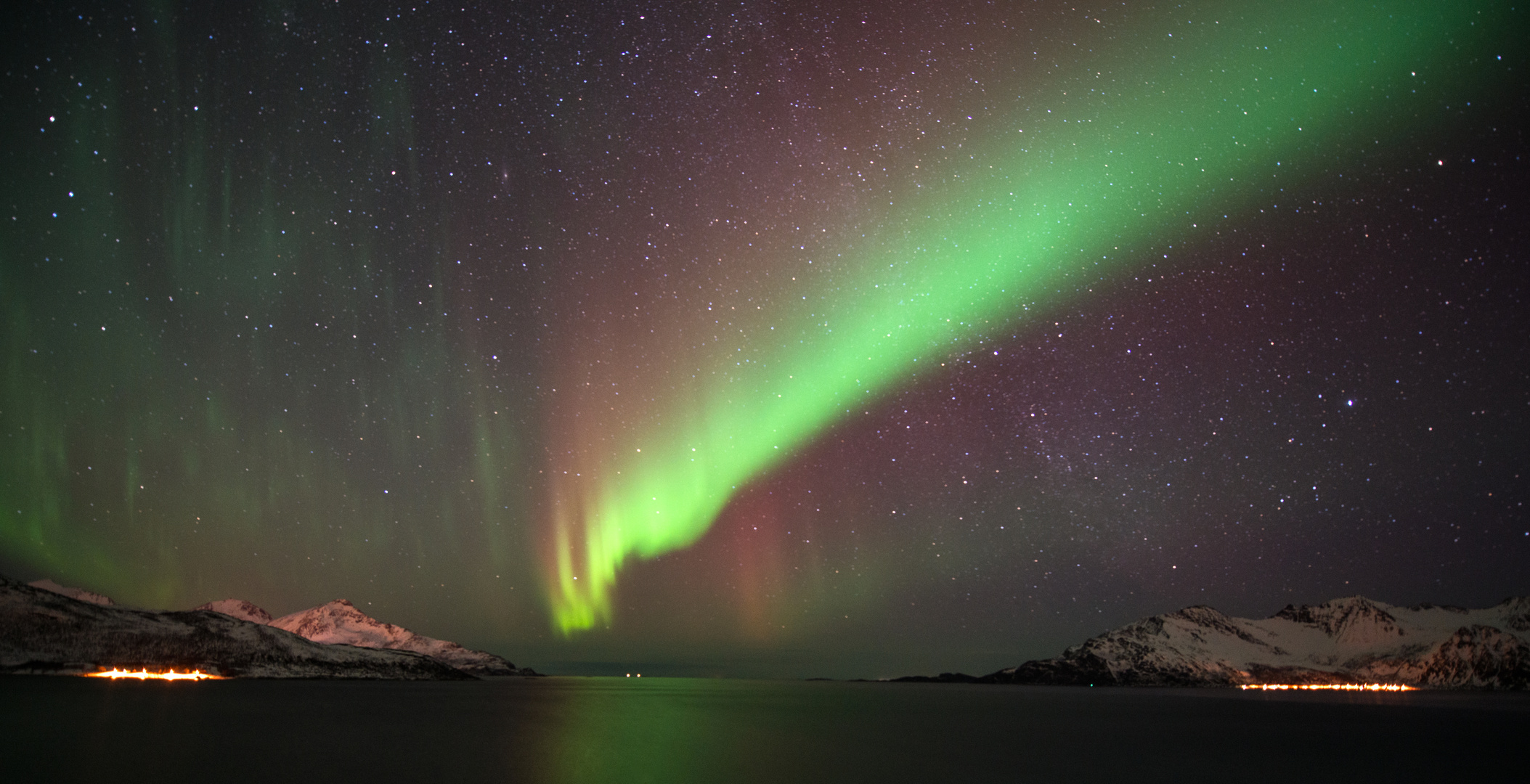 Polarlicht bei Tromsö