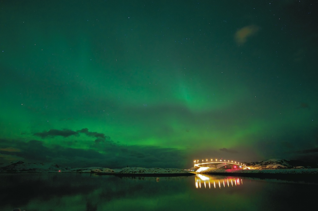 Polarlicht bei Tromsö