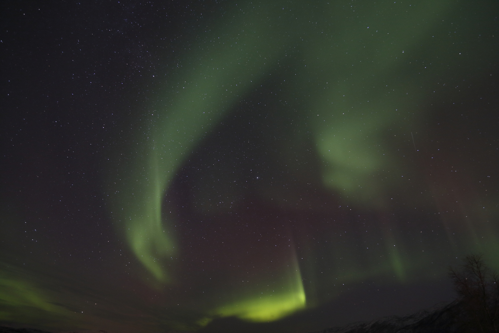 Polarlicht bei Tromsö II AURORA BOREALIS