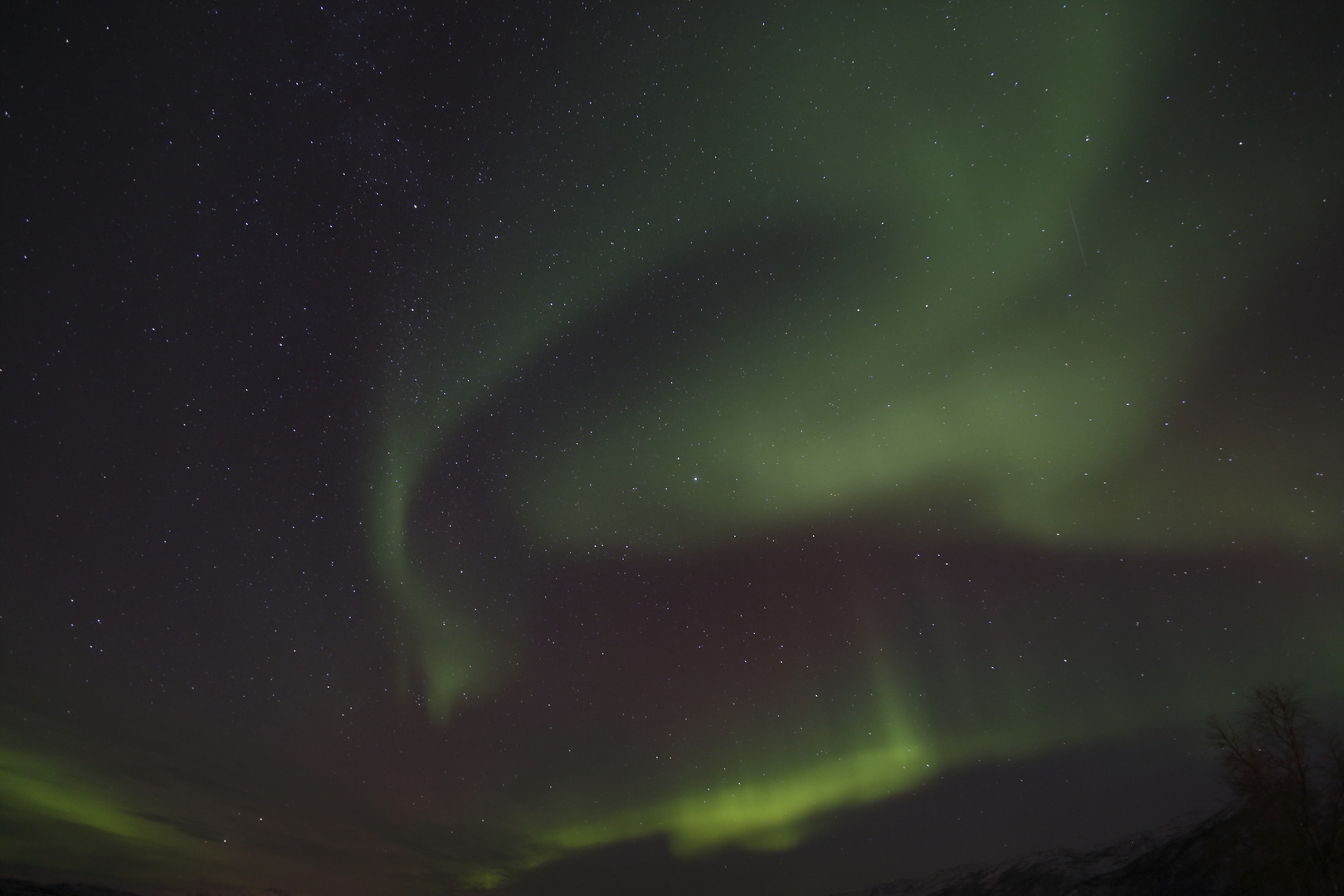 Polarlicht bei Tromsö III AURORA BOREALIS