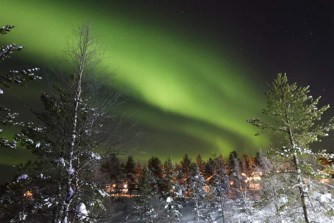 Polarlicht im hohen Norden Lapplands