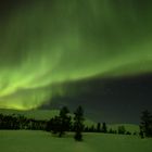 Polarlicht im Pallasgebirge in Finnland, Gemeinde Muonio