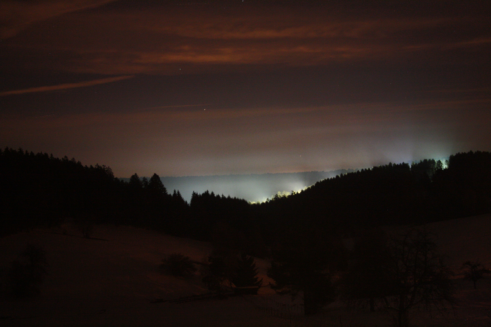 Polarlicht im Schwarzwald