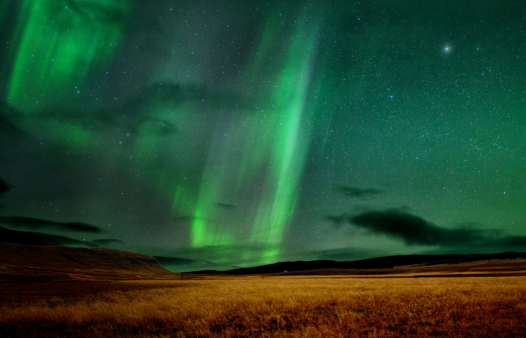 Polarlicht in den Westfjorden