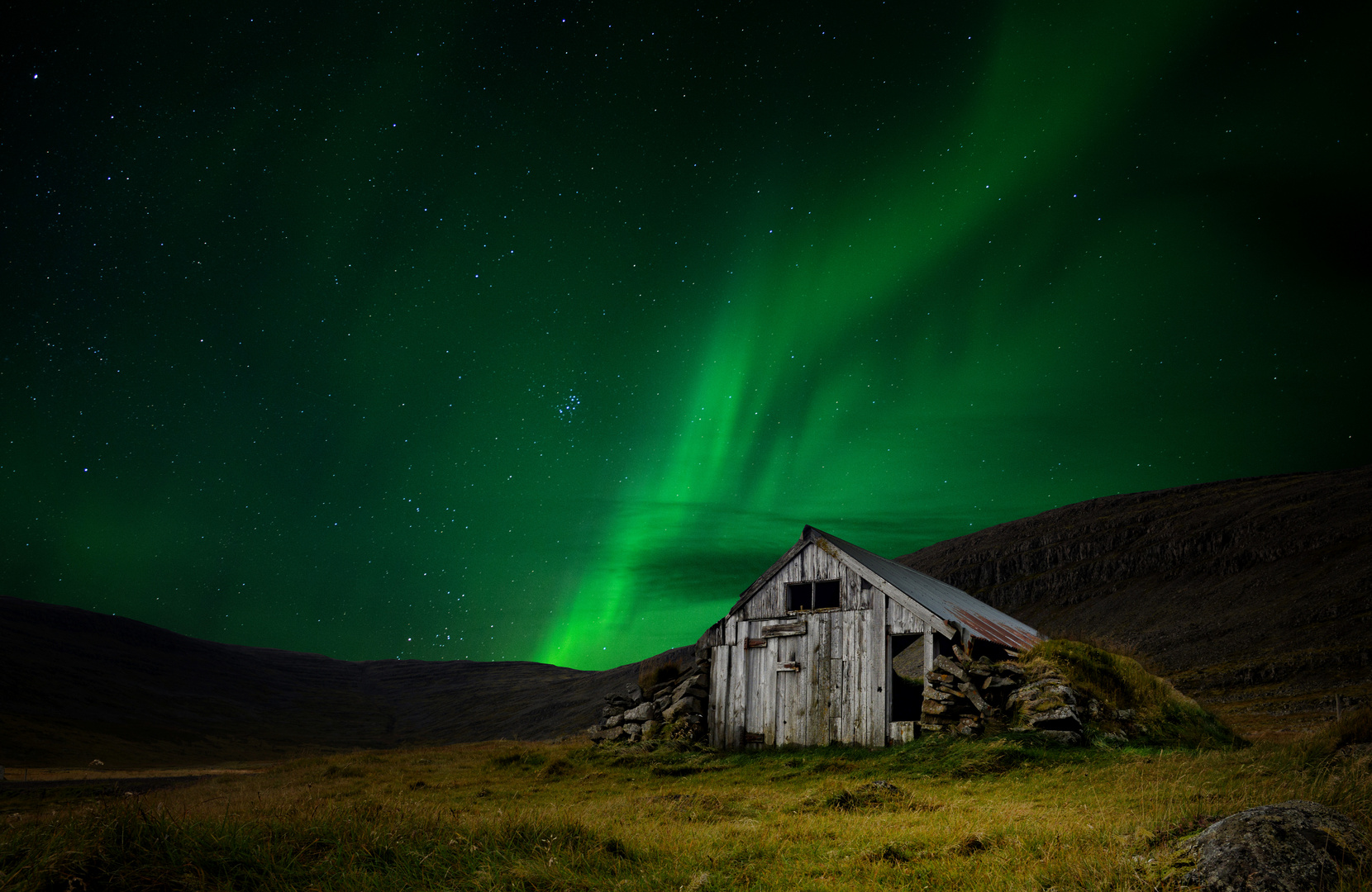 Polarlicht in den Westfjorden