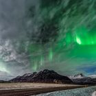 Polarlicht in den Wolken