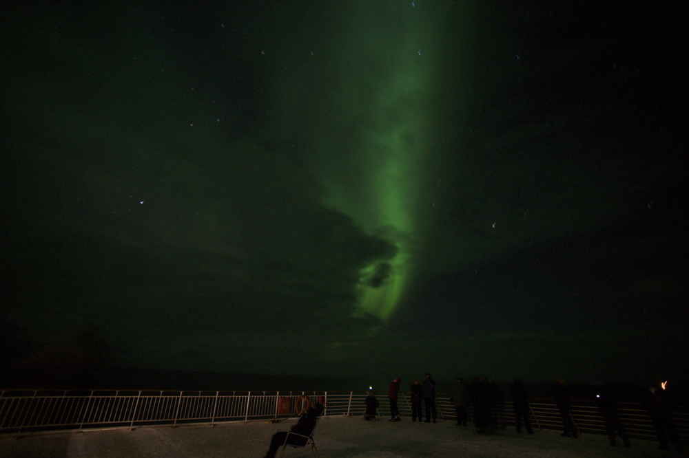 Polarlicht in der Barentsee