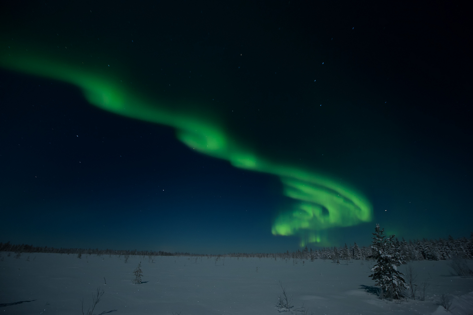 Polarlicht in Finnland